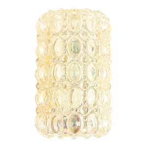 Amber Bubble Glass Wall Light/Sconce by Helena Tynell for Limburg, Germany, 1970s