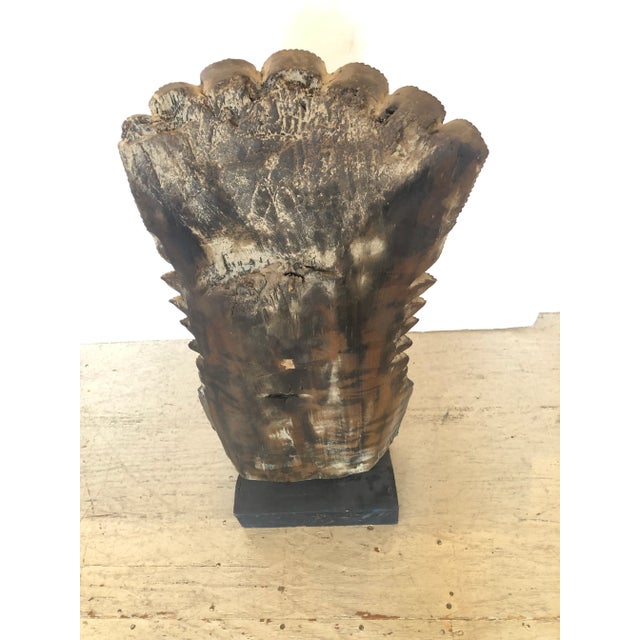 Large Giltwood Thai Goddess Sculpture For Sale - Image 9 of 11