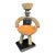 Folk Art Serving Dish Figure 1968 For Sale