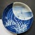 Blue Mid 20th Century Large Blue and White Japanese Porcelain Charger Plate For Sale - Image 8 of 8