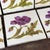 Antique Art Nouveau Floral Ceramic Tiles, 1890s, Set of 6 For Sale - Image 11 of 13