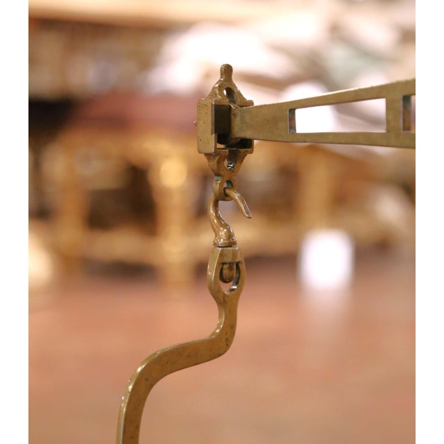 Late 19th Century English Brass and Marble Balance Scale From Bristol For Sale - Image 10 of 11
