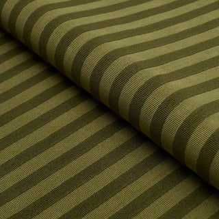 Schumacher X Laura Gonzalez Pipe Illusion Fabric In Moss For Sale
