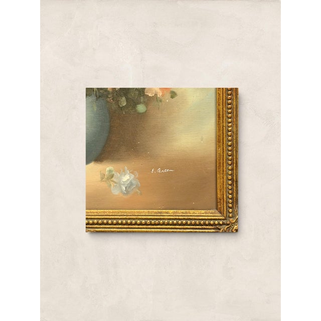 English 1970s English Oil Painting on Canvas in Gilt Frame, Signed For Sale - Image 3 of 8