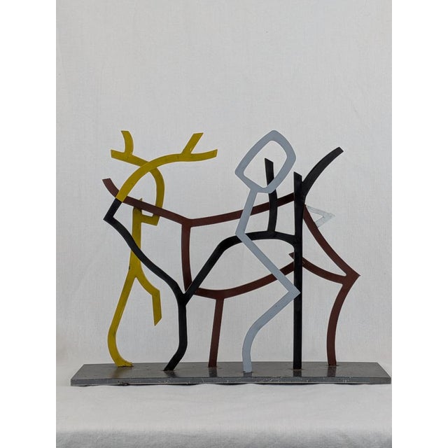 Sylvain Chartier, Sculpture, Colored Metal For Sale - Image 10 of 11