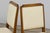 Wood French Art Deco Maple Accent Side Chairs With Sage Green Stripe – A Pair For Sale - Image 7 of 17