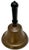 Brass Very Large Size Authentic Antique Late 19th Century American Brass Schoolhouse Bell - 11 Inches Tall For Sale - Image 8 of 18