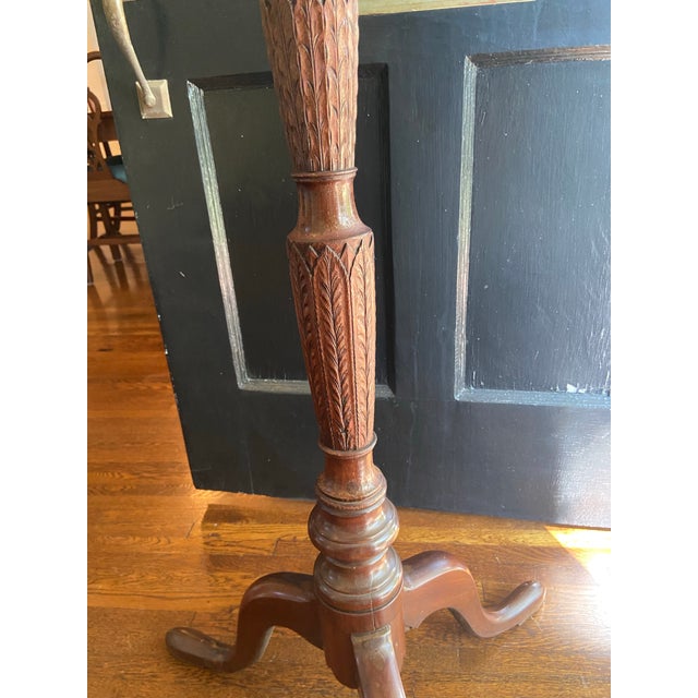 English Antique Mahogany Fern Stand For Sale - Image 3 of 12