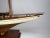 Wood Antique Model of the German Yacht Meteor For Sale - Image 7 of 12
