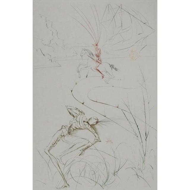 Salvador Dali, Nude, Tristan's Last Battle, 1970, Engraving For Sale - Image 3 of 8