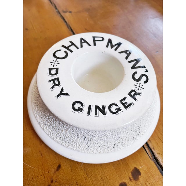 Ceramic Antique English Ginger Ale Advertising Match Striker For Sale - Image 7 of 9