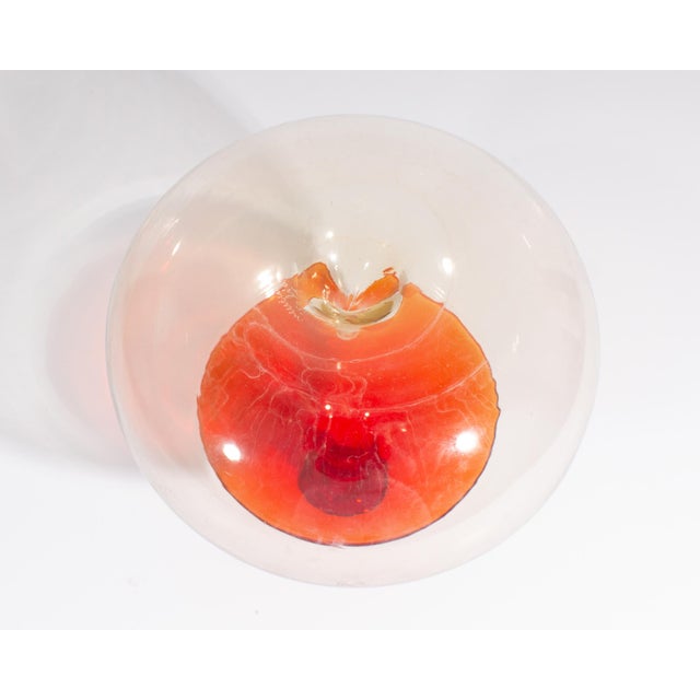 Late 20th Century Italian Murano Bolle Bottle Vase by Tapio Wirkkala for Venini For Sale - Image 5 of 10