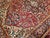 1900 - 1909 Early 1900s Persian Heriz Rug, Hand-Knotted Wool, Geometric Design, Red & Navy, 6x10 For Sale - Image 5 of 14