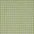 Schumacher Barnet Cotton Check Fabric in Leaf For Sale