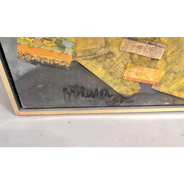 Figurative 1950s Important Mid-C. Figurative Abstract Expressionist Painting by Morris Broderson, 71” H X 77” W For Sale - Image 3 of 6