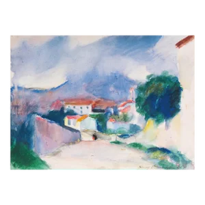 'Rain in Provence' by Henri Ottmann, 1922, French Post-Impressionist Artist, Musée d'Art Moderne De La Ville, Paris