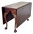 Late 20th Century Queen Ann, Drop Leaf Table in Solid Mahogany Wood by Banks Coldstone Co. For Sale