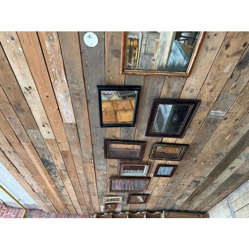 Wood 19th Century Mirrors, Set of 12 For Sale - Image 7 of 9