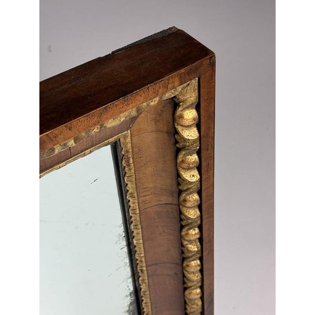 Antique French Mirror in Mahogany, 1800s For Sale - Image 4 of 14