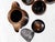 Vintage Japanese Stoneware Tea Service in Smoky Tenmoku Glaze — Set of 6 For Sale - Image 9 of 12