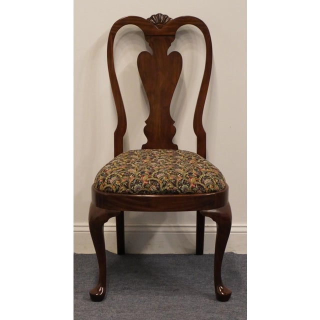 Traditional Harden Furniture Solid Cherry Traditional Style Dining Side Chair For Sale - Image 3 of 12
