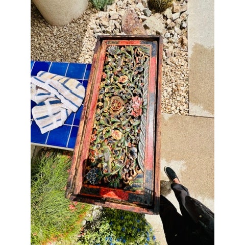 Tibetan Folding Table 16th/17 Century For Sale - Image 10 of 14