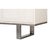 Contemporary Credenza, 94" - Embossed White Leather on Iron Base For Sale In Raleigh - Image 6 of 11
