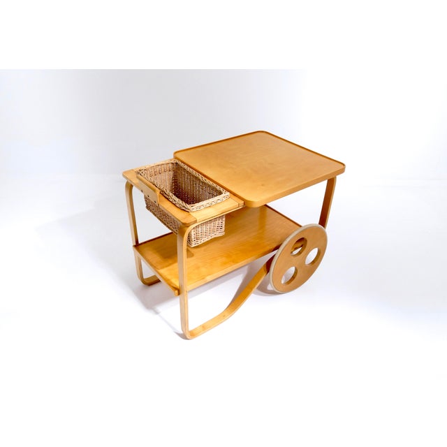 Swiss Vintage Tea Trolley by Alvar Aalto, 1960s For Sale - Image 13 of 18
