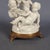 Vintage Porcelain Statue of Three Putti Bacchus on a Brass Base from Capodimonte, 1960s For Sale - Image 6 of 12