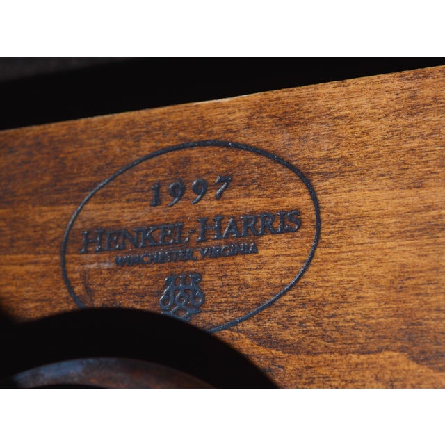 Henkel Harris Mahogany Banded Dining Table For Sale - Image 17 of 17
