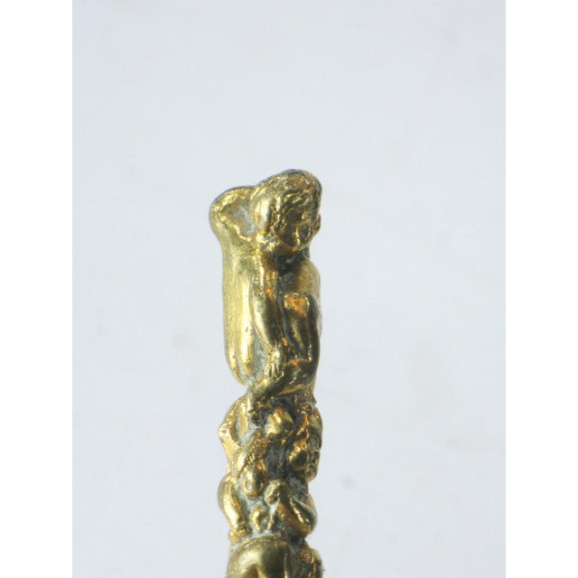 Butter Knife Gilt Bronze Children Antique Victorian For Sale - Image 6 of 16