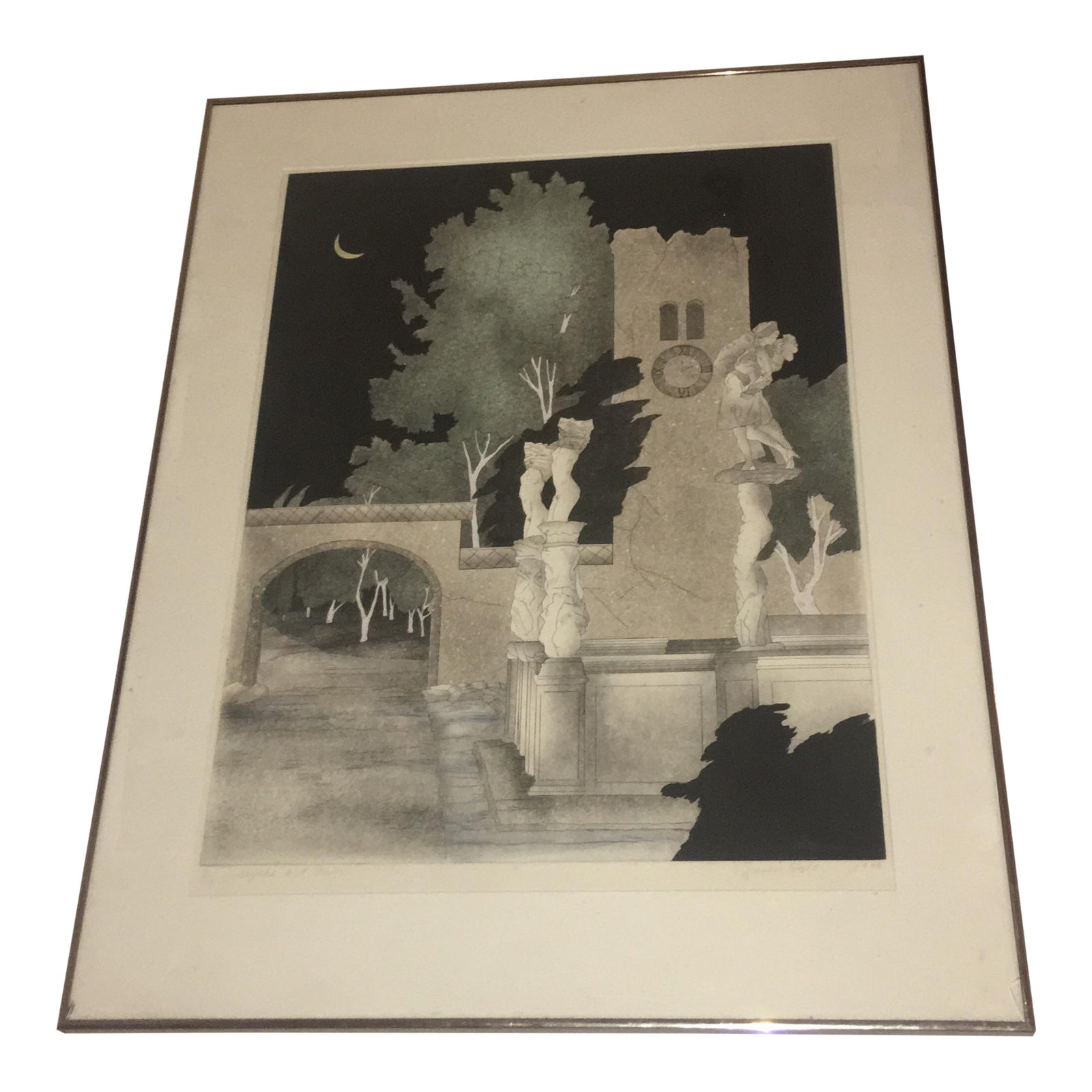 1970s Expressionist 9/78 Screen Print 