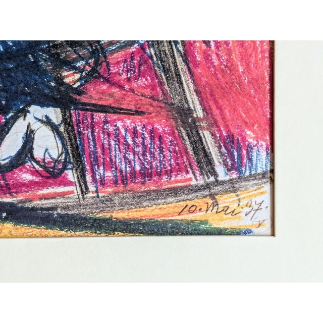 Picasso, Pablo (1881-1973) - Woman, preparatory sketch for Guernica, dated in the stone: 13 Mai 1937 Preparatory sketches...