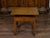 Chocolate English Georgian Period Low Oak Side Table with Single Drawer and Carved Apron For Sale - Image 8 of 12