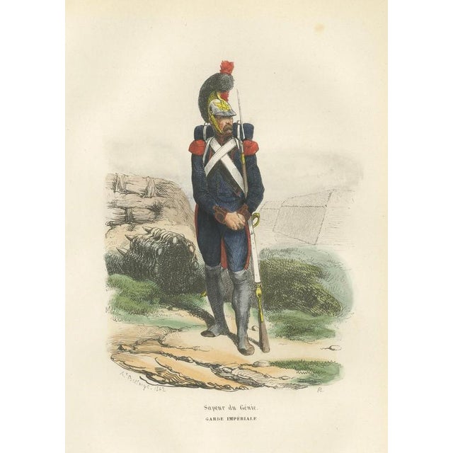 Mid 19th Century Sapper of the Engineers, 1843, Paper For Sale - Image 5 of 10