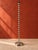 Modern Brushed Brass-Tone Beaded Floor Lamp For Sale - Image 4 of 6