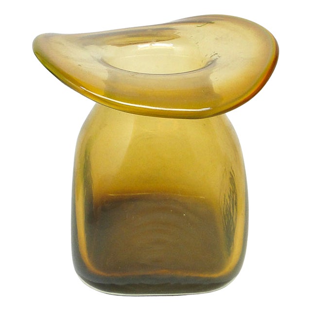 Vase by J. Słuczan-Orkusz for Cracow Institute for Glassworks, Poland, 1970s For Sale