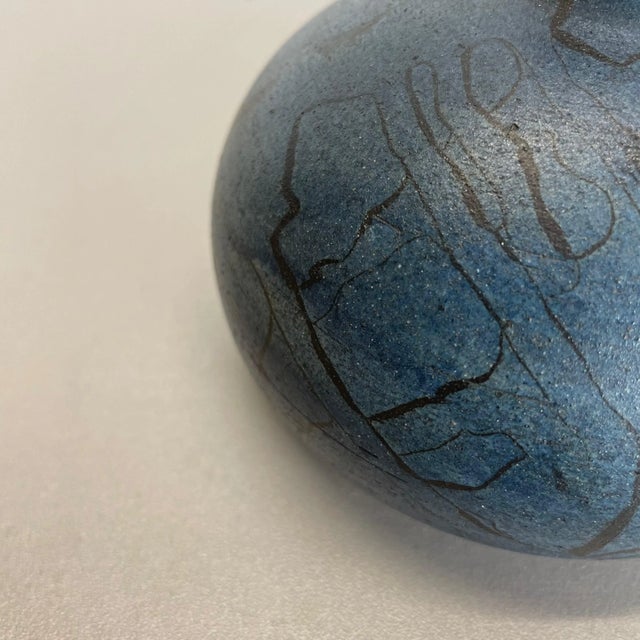 Ceramic German Ceramic Studio Pottery Vase from Gerhard Liebenthron, 1980s, Set of 2 For Sale - Image 7 of 16