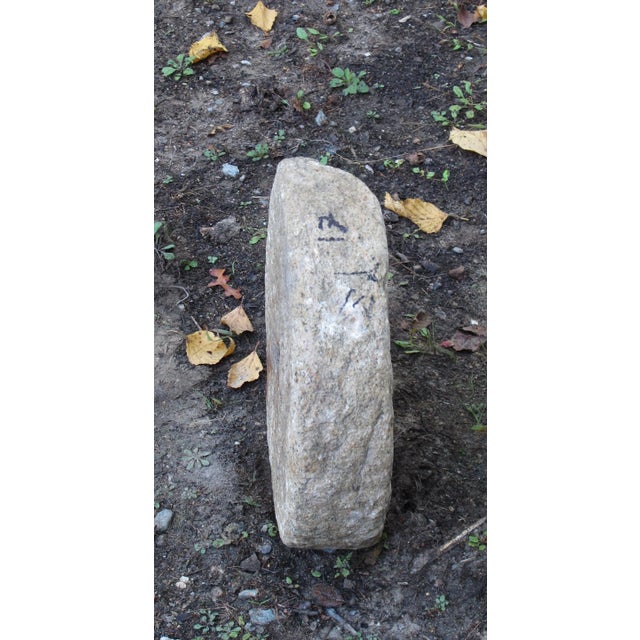 Contemporary 1930s Granite Mill Water Fountain Stone 17 For Sale - Image 3 of 6