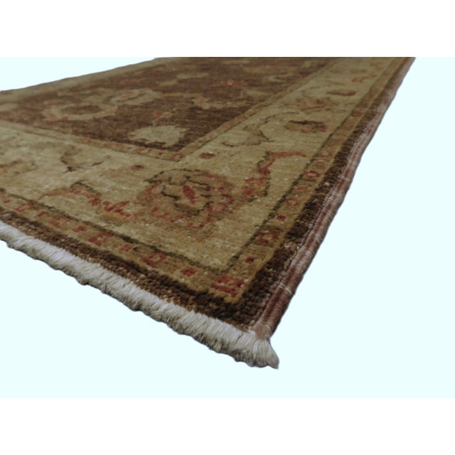 Boho Chic Vintage Handmade Vegetable Dye Area Rug. For Sale - Image 3 of 13