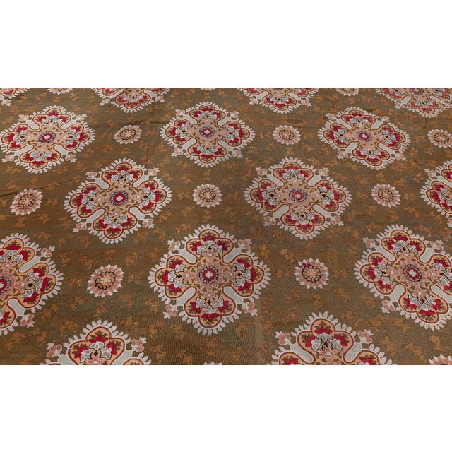 Antique 19th Century French Aubusson Carpet For Sale In New York - Image 6 of 9