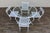 Mid 20th Century Mid Century Thinline Aluminum Klismos Outdoor Dining Set, Table & 4 Chairs, California 1960s For Sale - Image 5 of 18