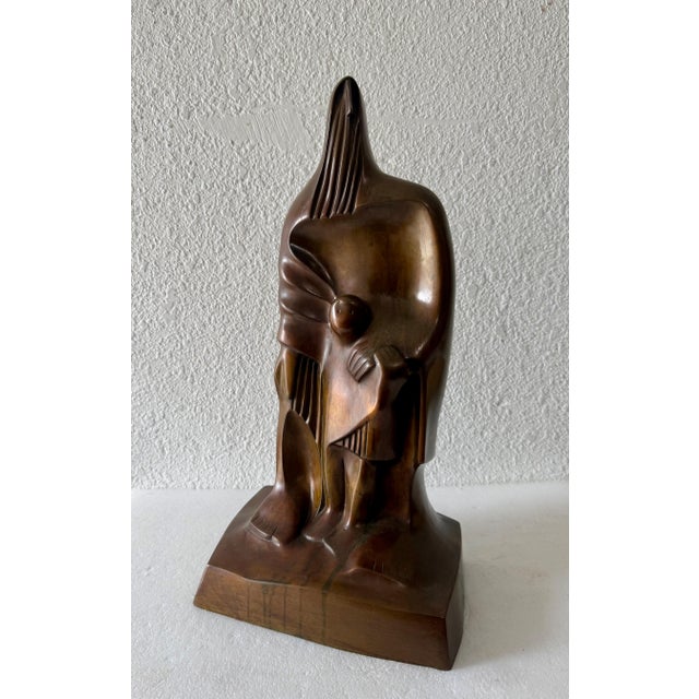 Dani Kafri (Czech Israeli, 1945-2024) Bronze sculpture of a father and son Birkat Kohanim (Birchat Kohanim) 1987, Signed...