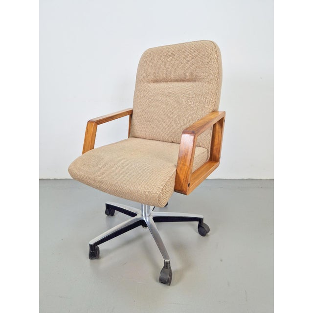Vintage Teak Office Chair by Ring, Norway,1970s For Sale - Image 6 of 7