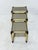 Beige Enameled Metal and Brass Coffee Tables in the style of Tommaso Barbi, 1970, Set of 3 For Sale - Image 8 of 17