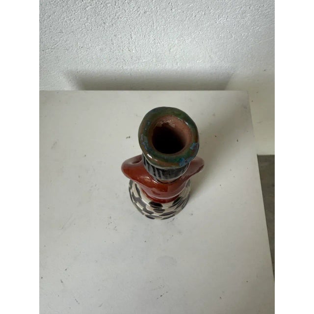 Ceramic Female Candleholder for Women from Soufflenheim, 1920s-1930s For Sale - Image 11 of 17