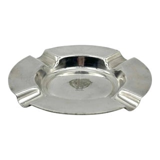 1945 Savoy Hotel Silver-Plated Ashtray For Sale