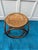 Vintage Bentwood Cane Stool Charming mid-century style bentwood stool featuring a classic round cane seat and continuous...