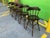 Late 20th Century Vintage Ethan Allen Old Tavern Swivel Stool For Sale - Image 5 of 12