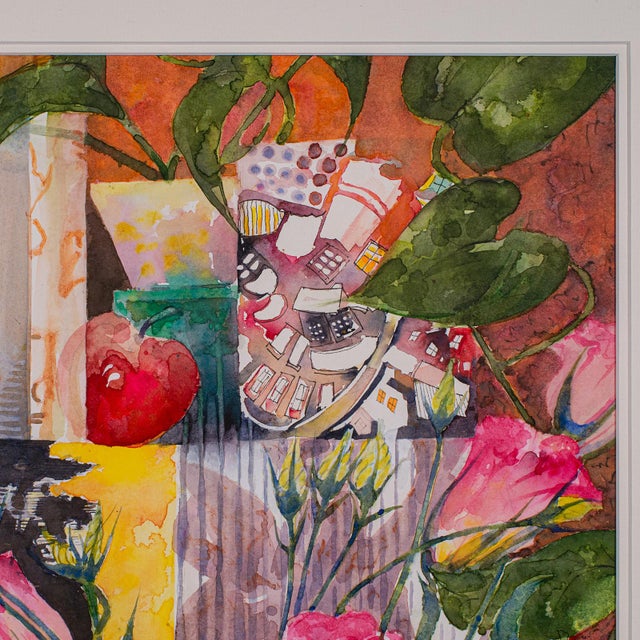 1990s 1990's Vintage Abstract Painting For Sale - Image 5 of 8